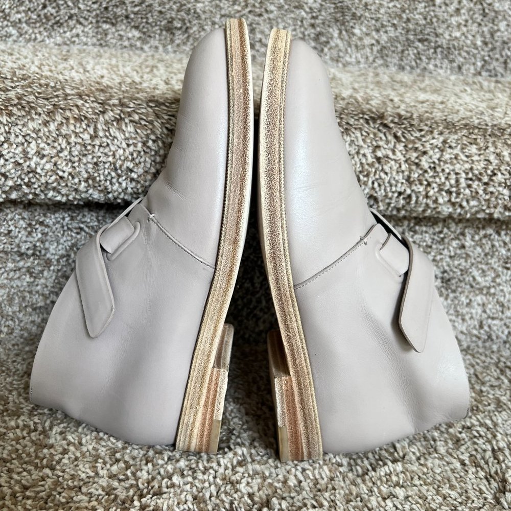 Balenciaga Women's Mauve Leather Monk Strap Ankle Bootie . - Picture 9 of 12